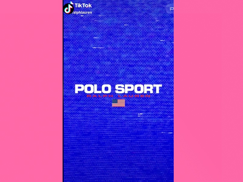 One of fashion house Ralph Lauren's first posts on its TikTok channel (@ralphlauren)